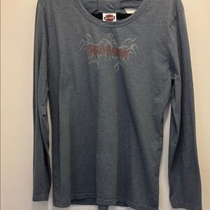 Harley-Davidson Gray Women’s Long Sleeve Shirt
